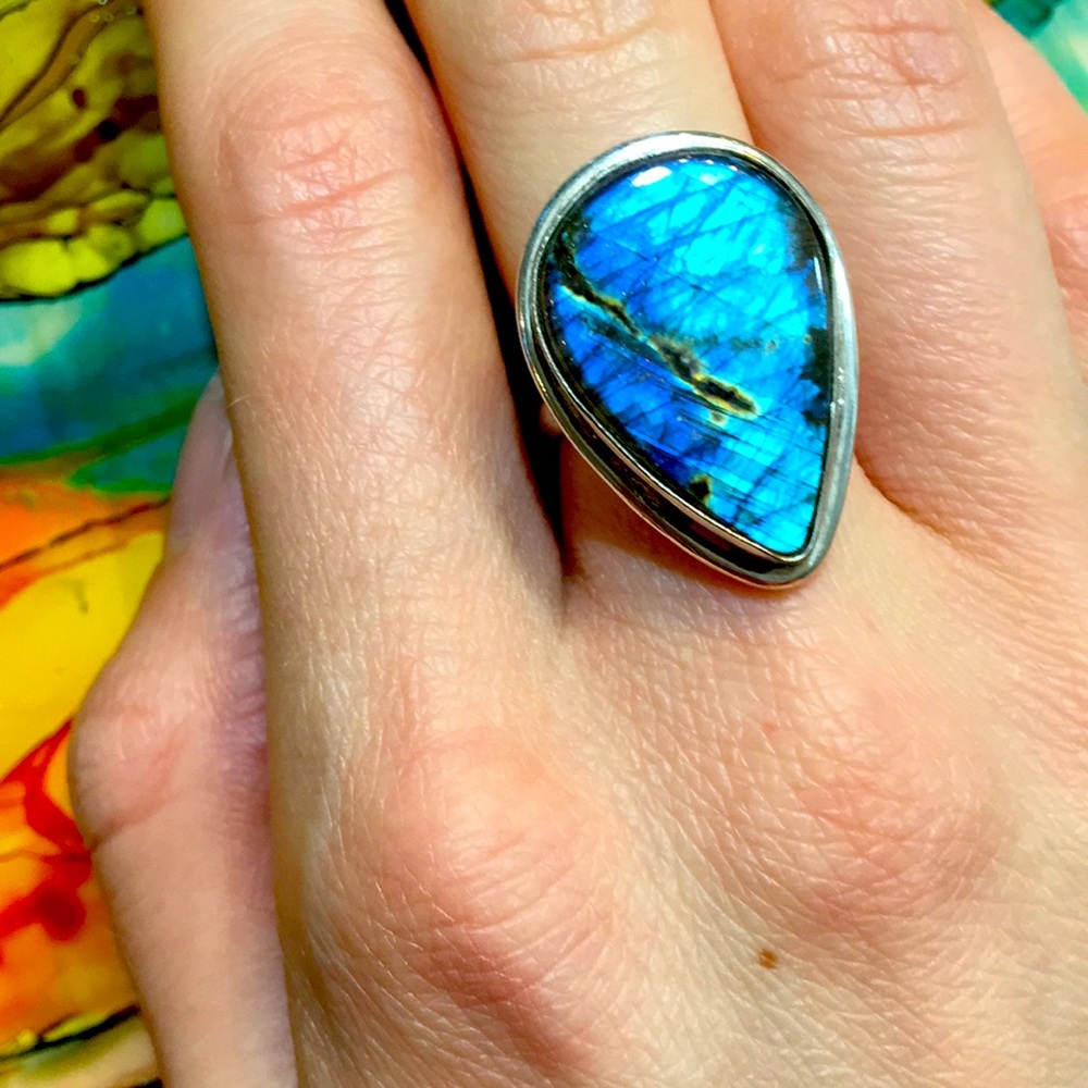 Labradorite Ring
